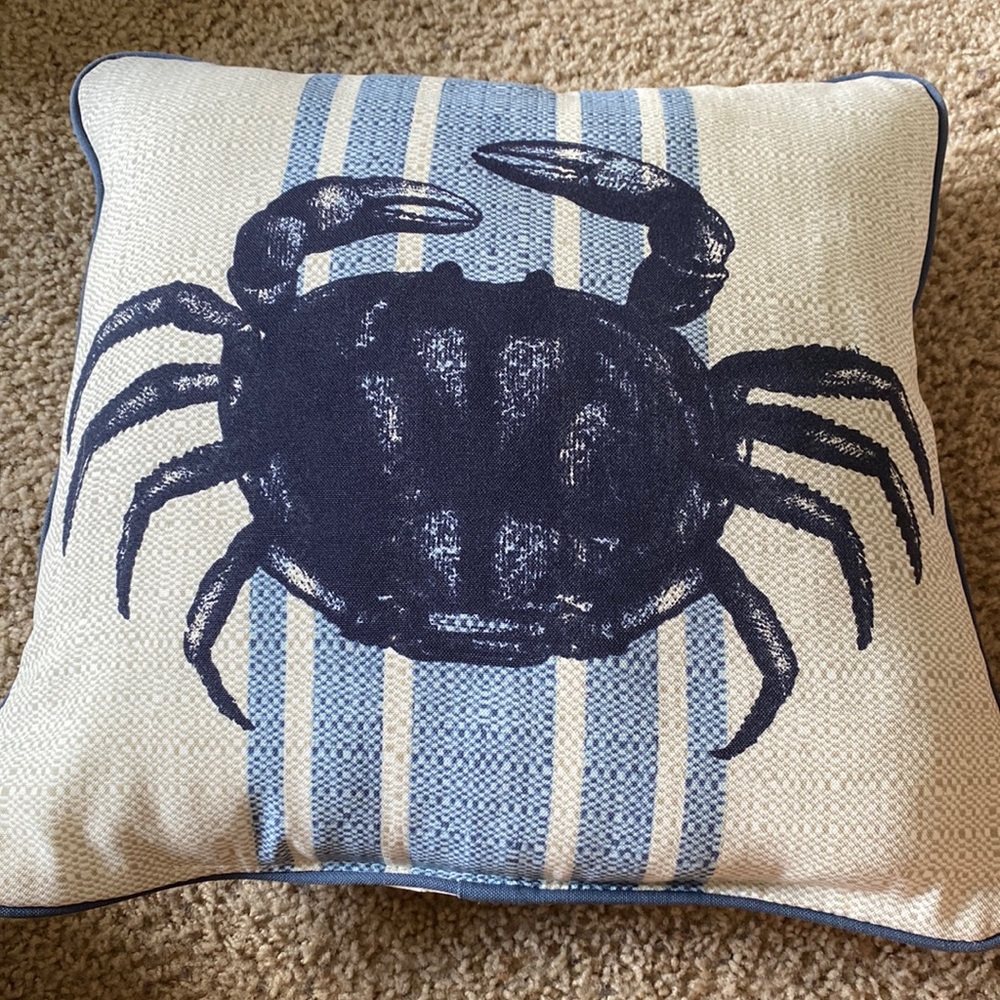 I’m selling this coastal pillow!